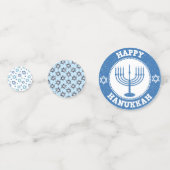 Judaïque - Vaisselle Chanukah - Confetti - Buffet (Derrière)