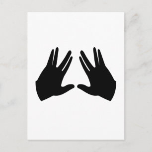Judaism Kohen Hands Symbol Briefkaart