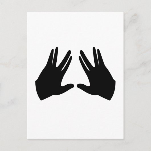 Judaism Kohen Hands Symbol Briefkaart (Voorkant)