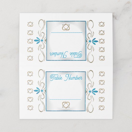 Judaïsme bloedige set van 25 bruiloft (Buitenkant ongevouwen)