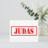 Judas Briefkaart (Staand voorkant)