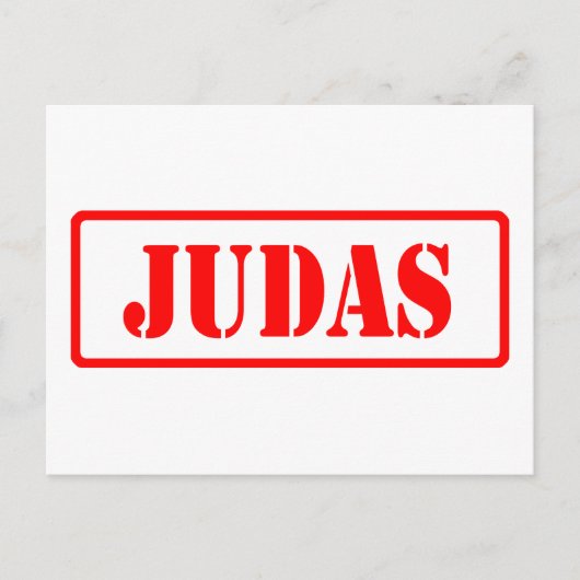 Judas Briefkaart (Voorkant)