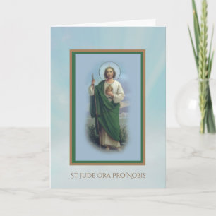 Judas, de apostel van de Katholieke Heilige Feestdagen Kaart