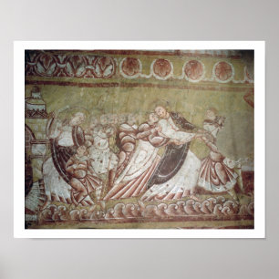 Judas Kissons Christus (fresco) (detail van 95750) Poster