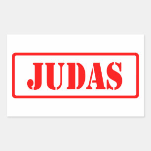 Judas Rechthoekige Sticker