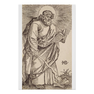 Judas Thaddeüs, apostel en martelaar Perfect Poster