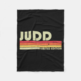 Judd Achternaam Grappig Retro Vintage 80s 90s Verj Fleece Deken