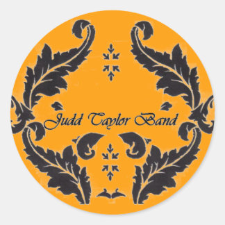 JUDD TAYLOR LEAF LOGO RONDE STICKER
