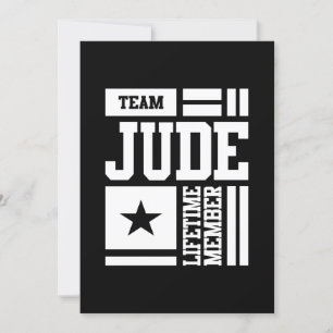 Jude Gepersonaliseerde Naam Verjaardagscadeau Kaart