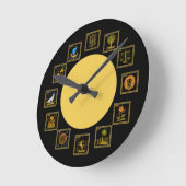 Judée 12 Tribus d'Israël Horloge (Angle)