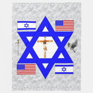 JUDEO-CHRISTELIJK fleece deken