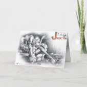 JudeToo, de Goede de groetenkaart van het Leven Feestdagen Kaart (Achterkant)