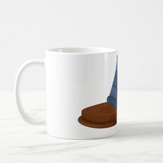 Judges Gavel Mug (Gauche)