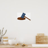 Judges Gavel Poster (Keuken)