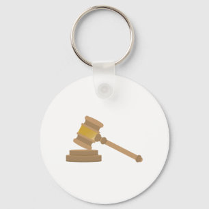 Judges Gavel Sleutelhanger