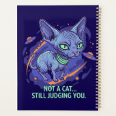 Judging Alien Sphynx Cat Sci-Fi Humor Art (Dos)