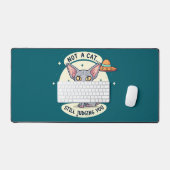 Judging Sphynx Cat UFO Sarcastic Cartoon Art (Clavier et souris)