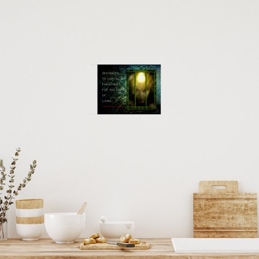 Judicial Wisdom - Holmes on Life and Death (v2) Poster (Keuken)