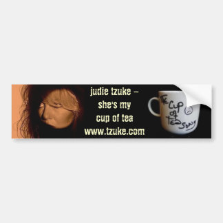 Judie Tzuke - Beker van Tea Song - Bumpersticker