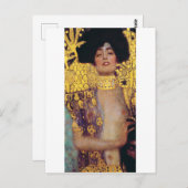 Judith (Lady in Gold), Gustav Klimt Briefkaart (Voorkant / Achterkant)