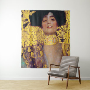 Judith (Lady in Gold), Gustav Klimt Wandkleed