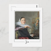 Judith Leyster #4 - Carte postale Art (Devant / Derrière)