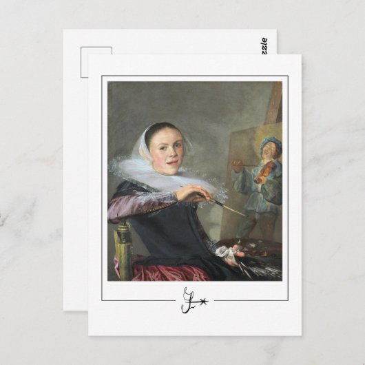 Judith Leyster #4 - Carte postale Art (Devant / Derrière)