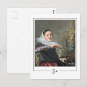 Judith Leyster #4 - Carte postale d'art fin (Devant / Derrière)