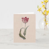 Judith Leyster Tulip Note Card Kaart (Gele Bloem)