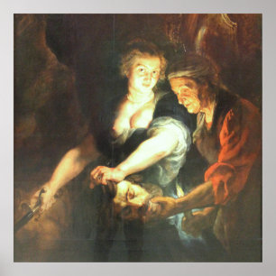 Judith met hoofd Holofernes Poster