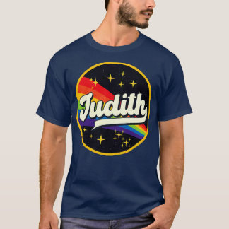 Judith regenboog in ruimte stijl t-shirt