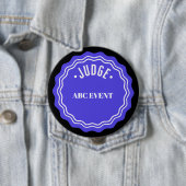 Judnest Contest Modern Ribbon, rechter Ronde Button 4,0 Cm (In situ)