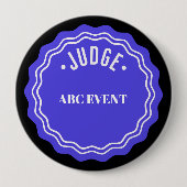 Judnest Contest Modern Ribbon, rechter Ronde Button 4,0 Cm (Voorkant)