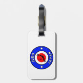 Judo Bagagelabel (Achterkant verticaal)