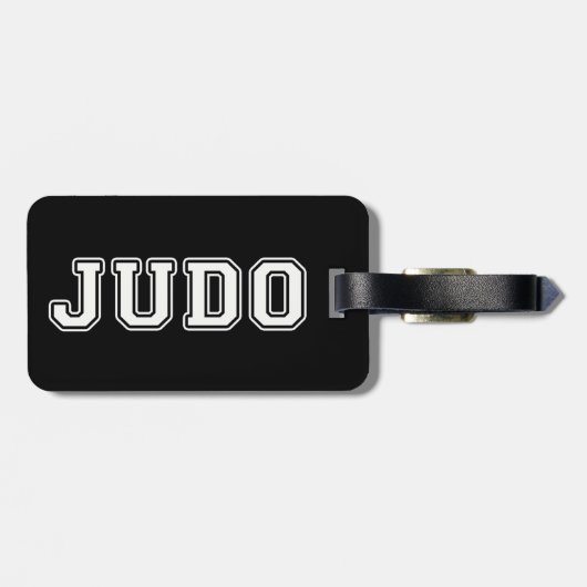 Judo Bagagelabel (Achterkant horizontaal)