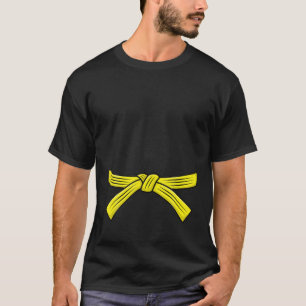 Judo Belt Yellow Belt Judo 5th Kyu Obi, Jiu-Jitsu, T-shirt