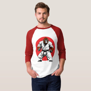 Judo beroemd gemaakt door Muscular Orangutan T-shirt