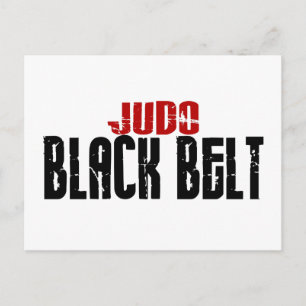 Judo Black Belt Briefkaart