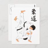 Judo Briefkaart (Voorkant / Achterkant)