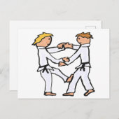 Judo Briefkaart (Voorkant / Achterkant)