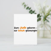 Judo Briefkaart (Staand voorkant)