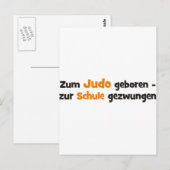 Judo Briefkaart (Voorkant / Achterkant)