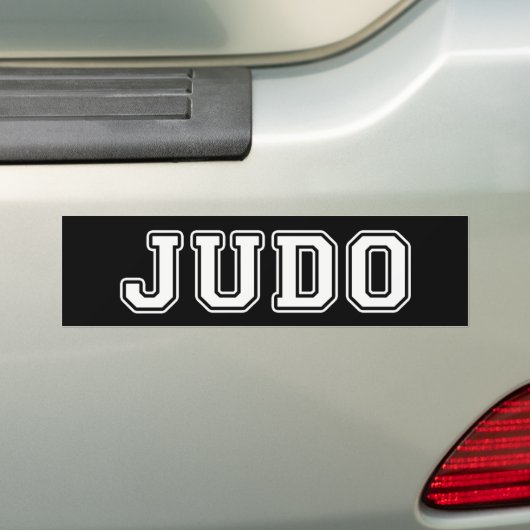 Judo Bumpersticker (Op auto)
