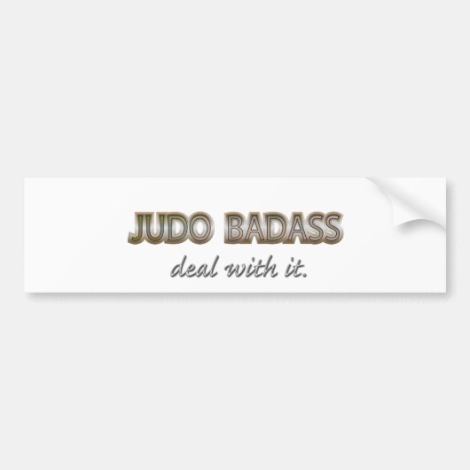 JUDO BUMPERSTICKER (Voorkant)