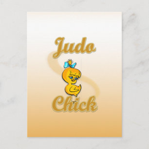 Judo Chick Briefkaart
