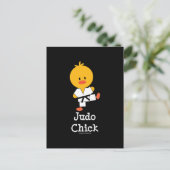 Judo Chick Briefkaart (Staand voorkant)