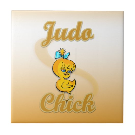 Judo Chick Tegeltje (Voorkant)