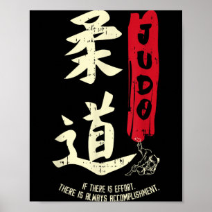 Judo Cool Japans Symbool Judoka Martial Arts Poster