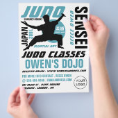 Judo Design, Judo-klassen Flyer (Hand)