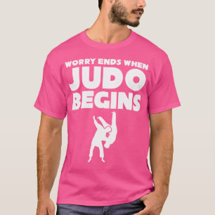 Judo eindigt als het judo begint t-shirt
